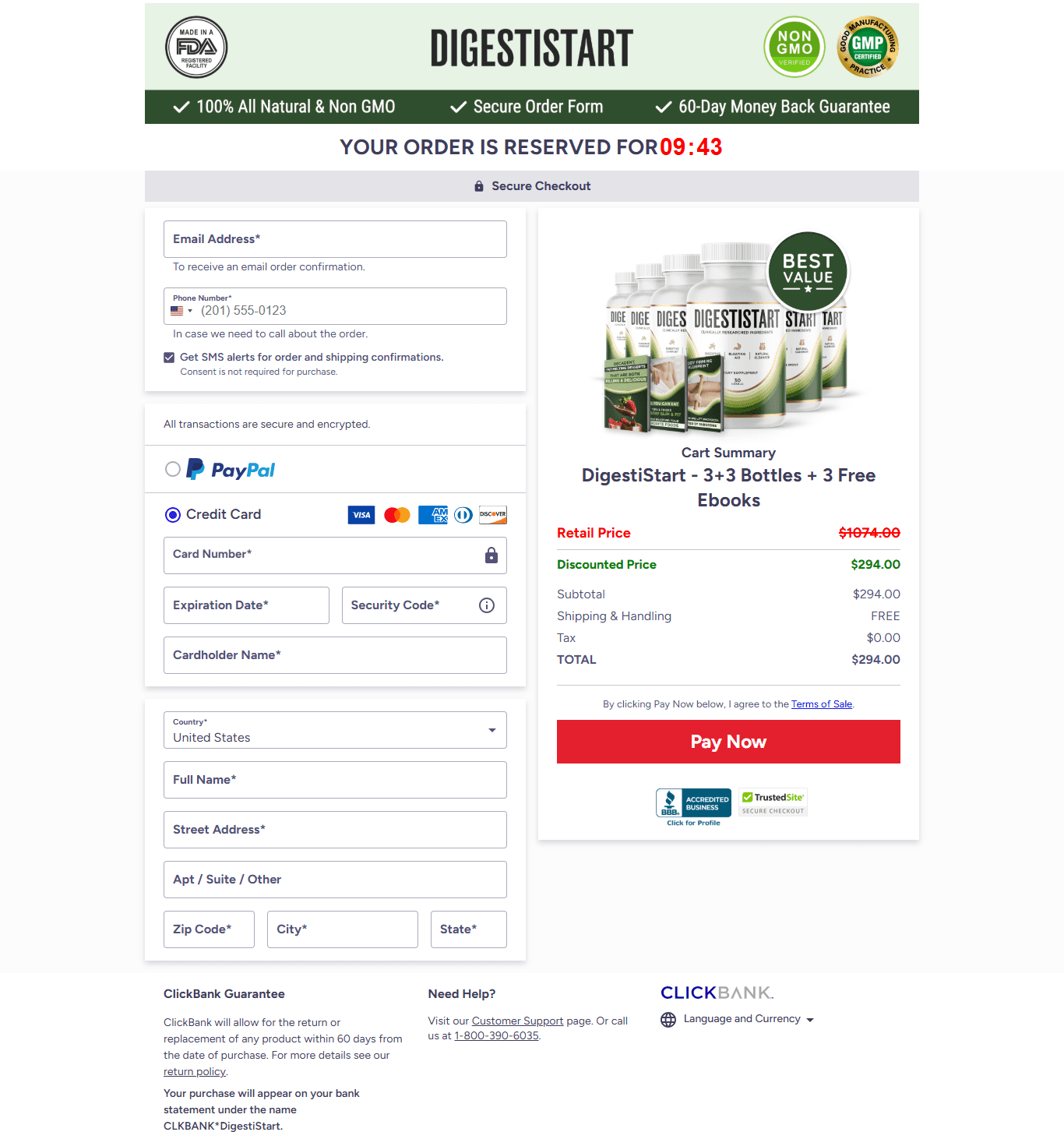 DigestiStart price
